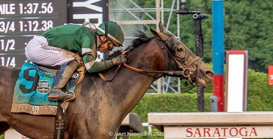 Golden Tempo Makes History for the Phippses with Belmont Stakes Victory